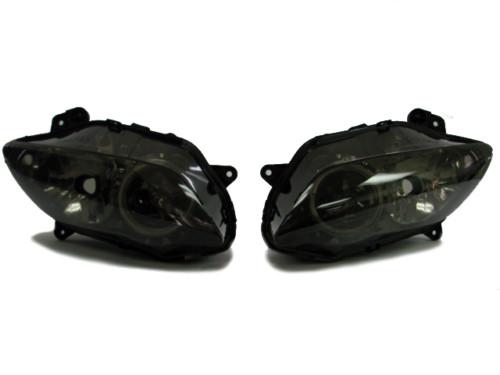 Smoke head lamp light assembly for 2004 2005 2006 yamaha yzf r1 yzfr1 04 05 06
