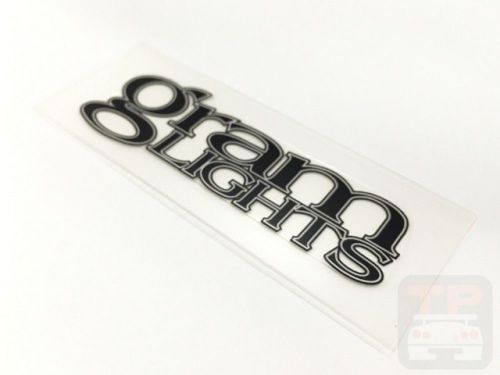 Rs12 rays gram lights repair disk sticker 2.95"×0.98" black 57 models 14" 15"