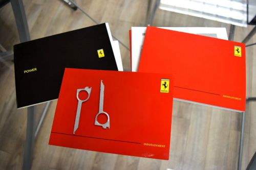 Ferrari infotainment and power books