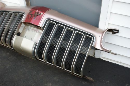 1973 cutlass 442 front nose clip complete section grills valance chrome trim