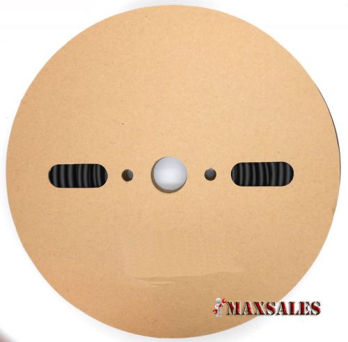 330ft 3/16" heat shrink tubing wire wrap black polyolefin 2:1 shrink ratio