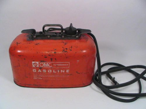O.m.c. evinrude johnson boat outboard motor pressure gas fuel tank 6 gal