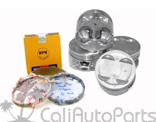 99-01 honda cr-v 2.0l dohc 16v b20z2 engine pistons + rings kit (1 complete set)
