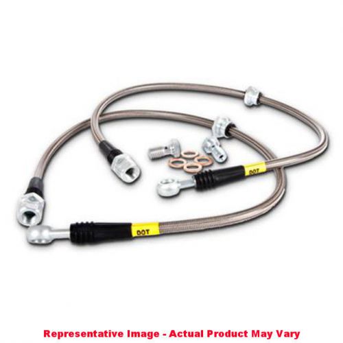 Stoptech stainless steel lines 950.44025 front fits:toyota 2008 - 2013 land cru