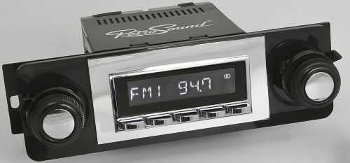Retrosound classic radio aux-in 67-72 gm pickup truck chrome rc900c