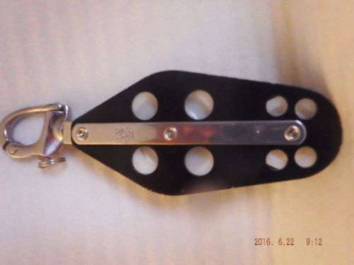 Schaefer 60 mm fiddle block w/snap shackle release t48