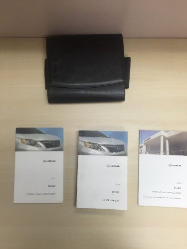 2010 lexus  rx 350 owners owner&#039;s manual with case