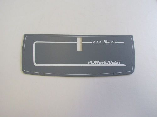 Powerquest 222 spectra grey glove box door 20 5/8&#034; x 8 1/4&#034; marine boat