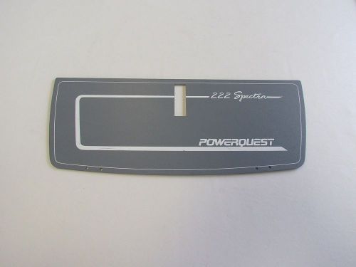Powerquest 222 spectra grey glove box door 20 5/8" x 8 1/4" marine boat