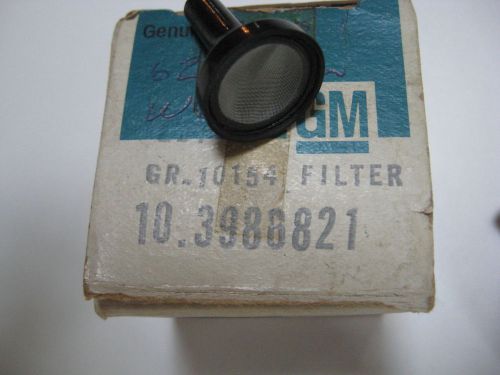 1964-72 chevelle camaro corvette nova w/s washer filter gm nos 3986821