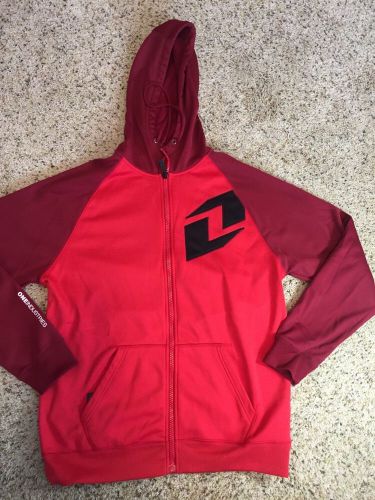 One industries racing hoodie sweatshirt mens large red kd6