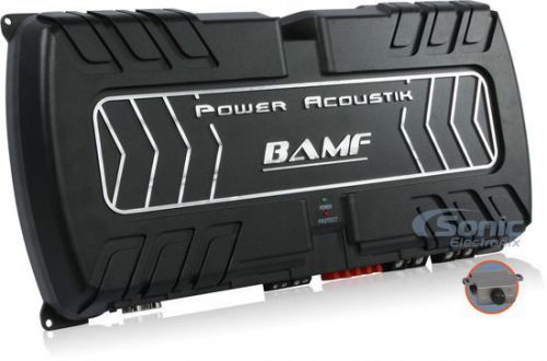 Power acoustik bamf1-8000d 8000w monoblock bamf series class d car amplifier