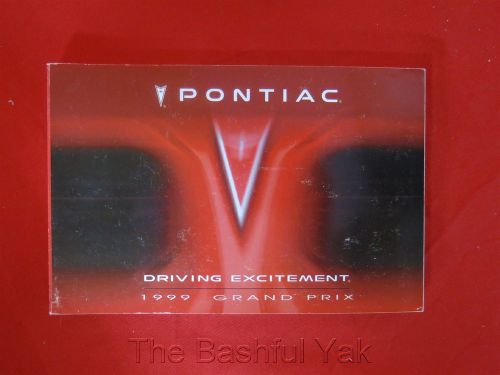 99 1999 pontiac grand prix owners manual