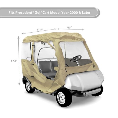 New pyle pcvgfcp90 armor shield  protective cover for precedentÂ® golf cart mode