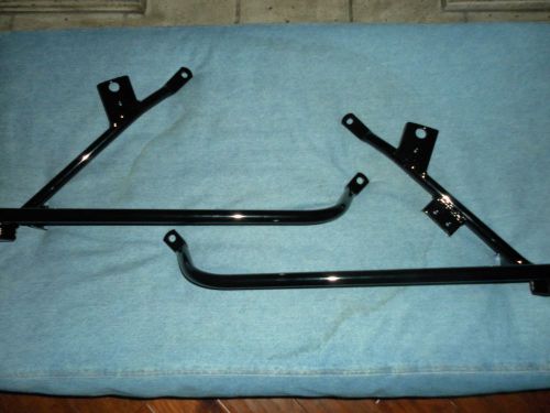 Oem harley davidson 2009-2013 touring black saddlebag supports  hd street glide