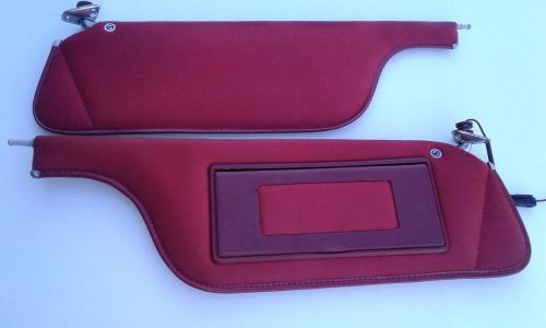 1977 1978 1979 cadillac fleetwood deville lighted vanity mirror sun visors