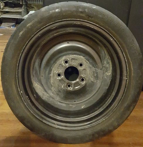 1988 c4 chevy corvette spare tire alluminum rim 17&#034;