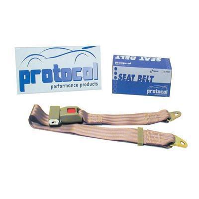 Keep it clean wiring seat belt lap 2-point bolt-in floor mount tan ea