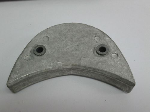 Nos #392123 evinrude johnson half moon exhaust housing anode