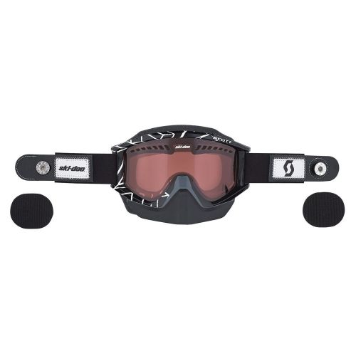 2017 ski-doo holeshot speed strap goggles by scott - black
