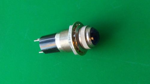 Vintage blue   cut lens dash gauge panel light hot rod rat old 5/8" rare dialco