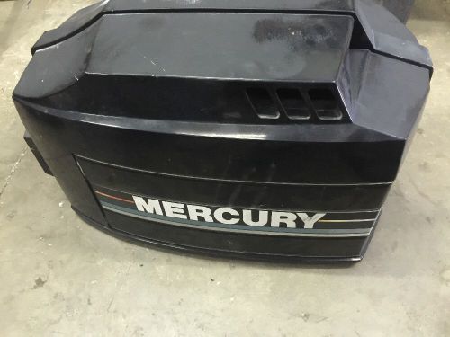 Mercury 150 hp v6 2 stroke outboard engine top cowl hood black max 175 200 135