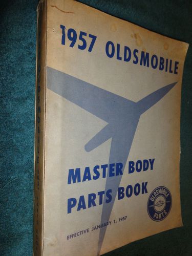 1940-1957 oldsmobile body parts catalog 56 55 54 53 51 50 nice original book!