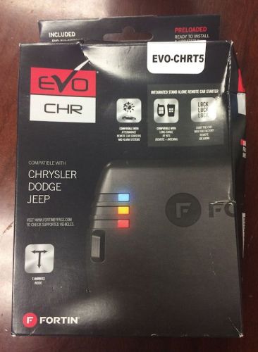 Fortin t-harness remote car start system for 2005-up chrysler, dodge &amp; jeep