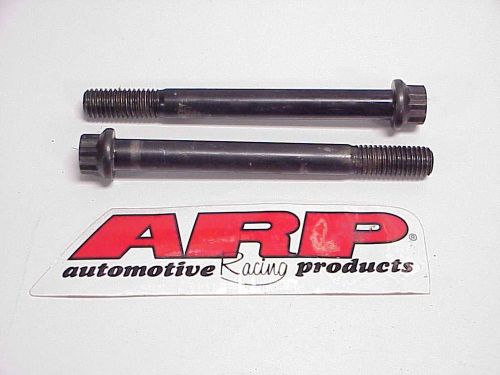 2 used arp 1/2-13 coarse thread hardened 12 point head bolts 5.00" long nascar