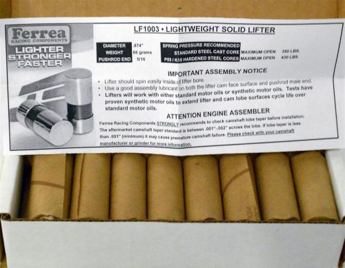 Ferrea lf1003 ford solid lifter .874" ultra lightweight set of 16