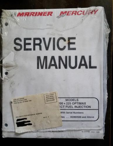 Mariner mercury service manual 200 225 optimax dfi
