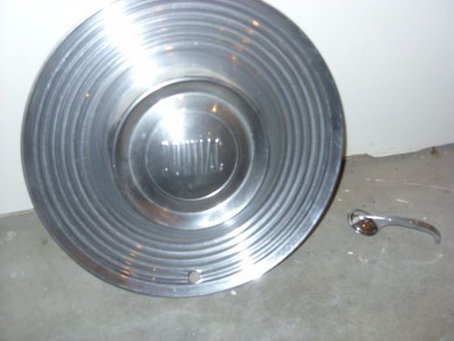 1954 pontiac hubcap and door handle