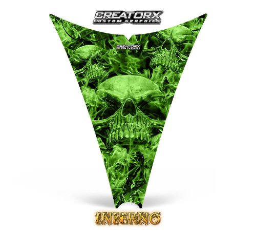 Ski-doo rev snowmobile hood creatorx graphics kit decal sticker inferno g