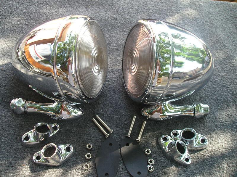 Sell NEW PAIR OF CHROME VINTAGE STYLE DUMMY SPOT LIGHTS ! in Montclair
