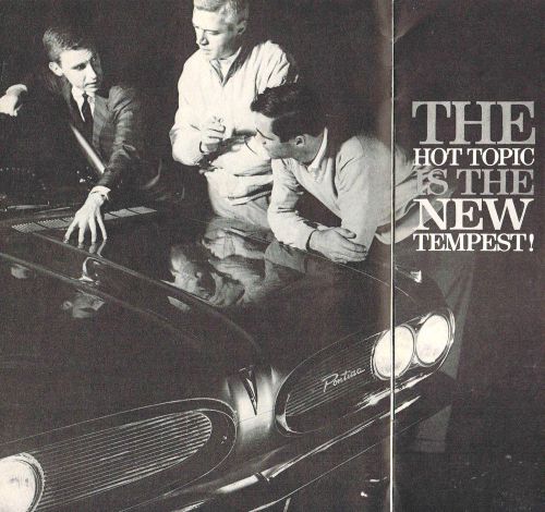 1961 pontiac tempest introduction dealer sales brochure/catalog: safari wagon,