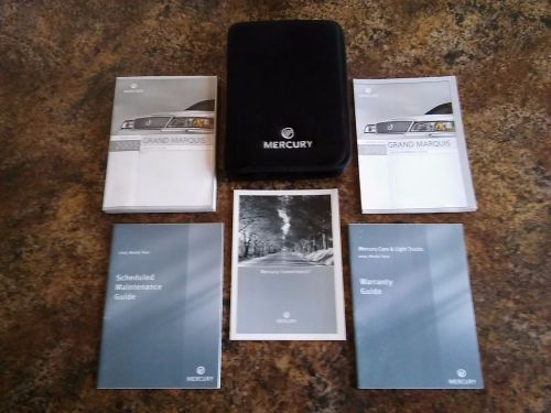 2005 mercury grand marquis owners manual w/case &amp; supplements - #a