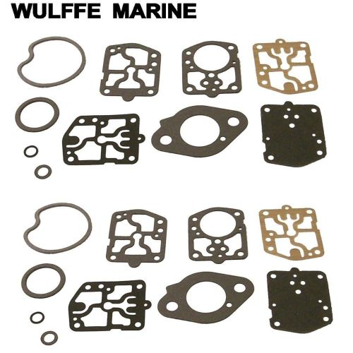 2 pack carburetor kits for mercury 40, 45, 50 hp with wma carb 1395-9024 18-7215