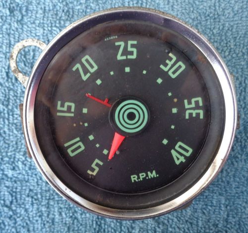 Vintage  nos stewart warner 4ooo rpm mechanical tattle tale tachometer  63900