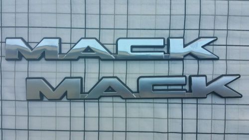 Truck emblems, mack truck