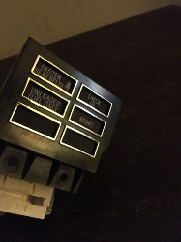 1988 lincoln town car dash warning light cluster