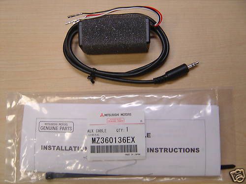 2007-2009 outland 2008-2013 lancer auxillary cable for mp3 oem mz360136ex