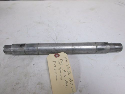 Used ski doo snowmobile rear suspension rear axle &amp; spacers 99 mxz 700 503167900