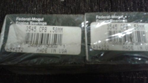 4 federal mogul 3545 cpb  50mm or 25mm engine connecting rod bearing sets