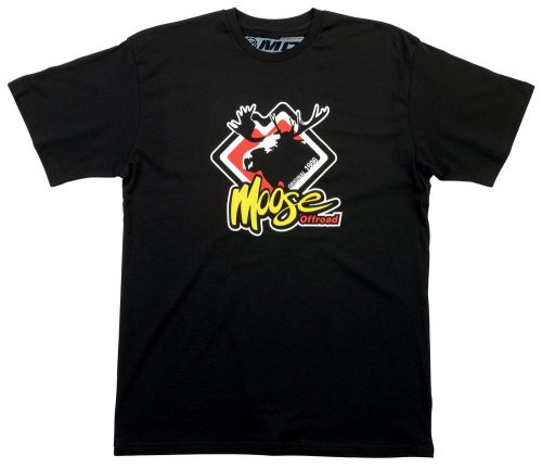 Moose racing men&#039;s 2017 original tee short sleeve t-shirt (black) choose size