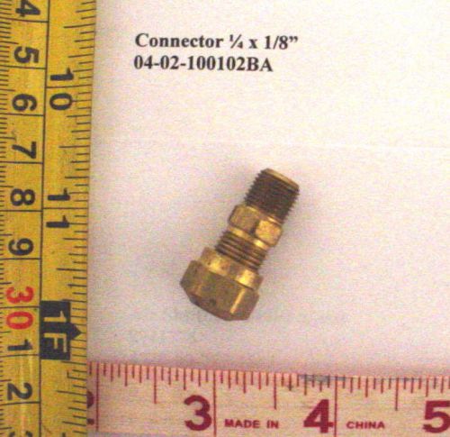 Connector, hydraulic 1/4 x 1/8,  04-02-100102ba, 2.5, 5ton military surplus, nos