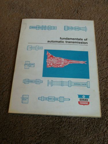 Chrysler dodge plymouth fundamentals of automatic transmission manual a727 a904