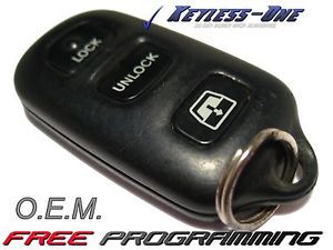 Factory original 99-03 toyota 4runner oem keyless entry remote fcc id: hyq12ban
