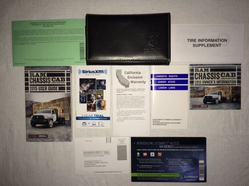 2015 3500/4500/5500 ram chassis cab commercial user guide and owners manual