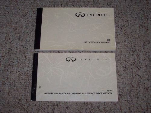 1997 infiniti j30 j 30 factory original owner&#039;s owners user manual book set