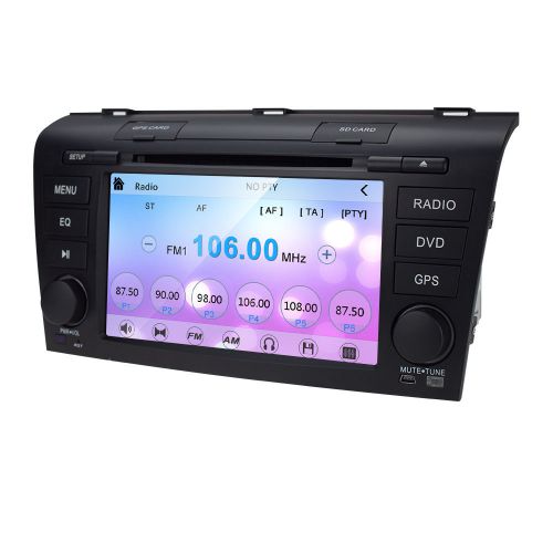 7" car radio dvd player gps stereo w for mazda 3 2004 2005 2006 2007 2008 2009
